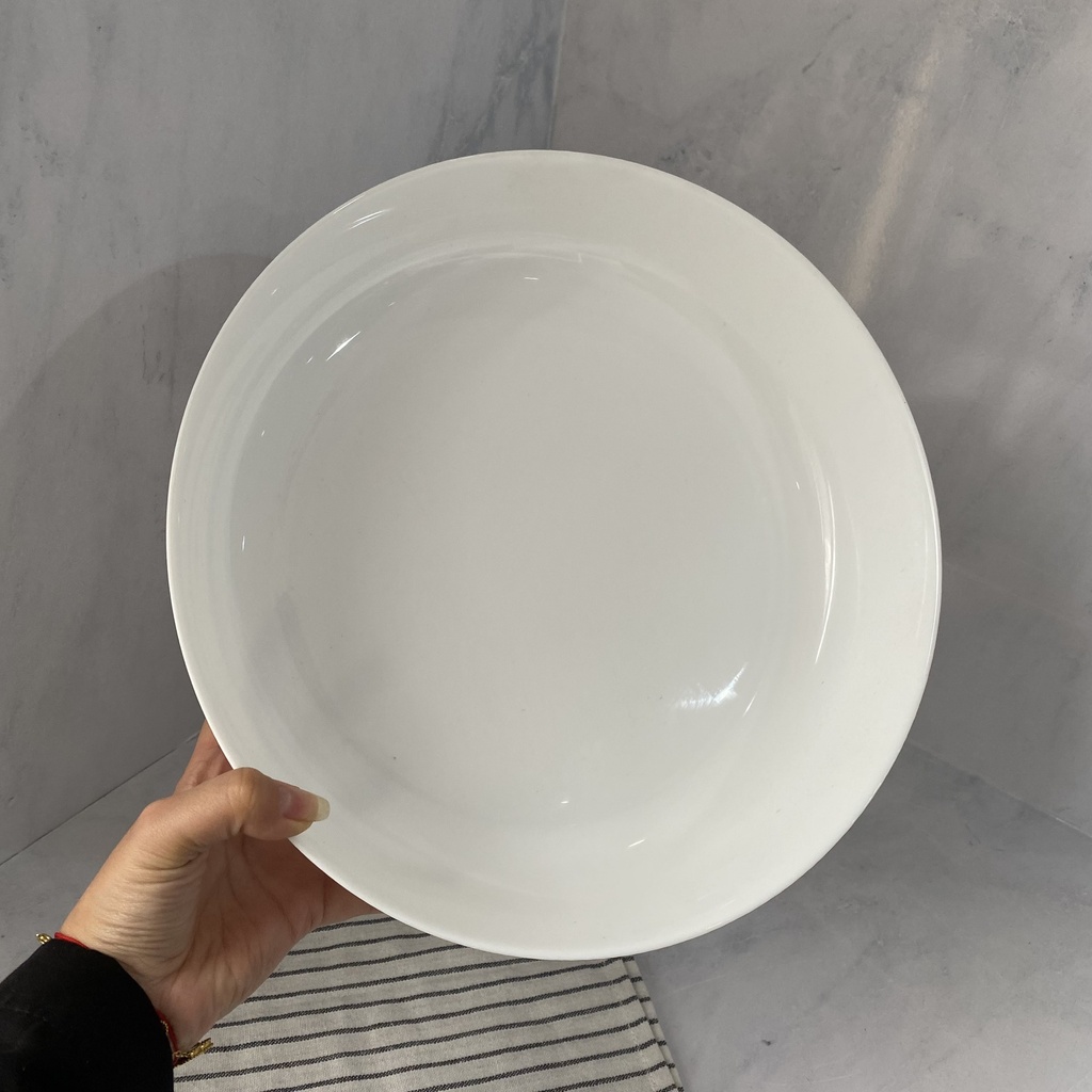 Diwali Blanc Plat A Servir Blanc 30Cm