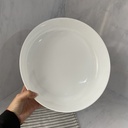 Diwali Blanc Plat A Servir Blanc 30Cm