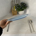 Carine Light Blue Assiette Plate 27Cm