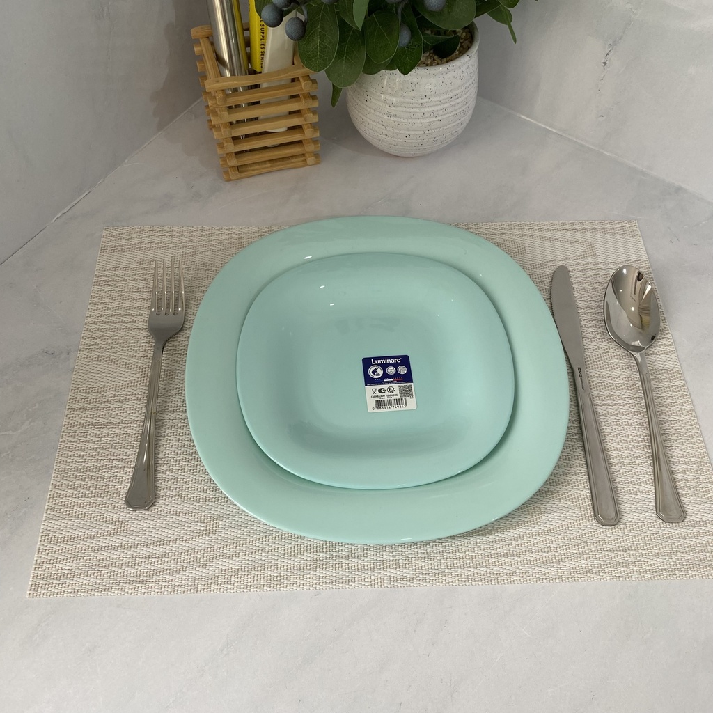 Carine Light Turquoise Assiette Plate 27Cm