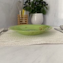 Ipomea Vert Pale Assiette Creuse 21.5 Cm