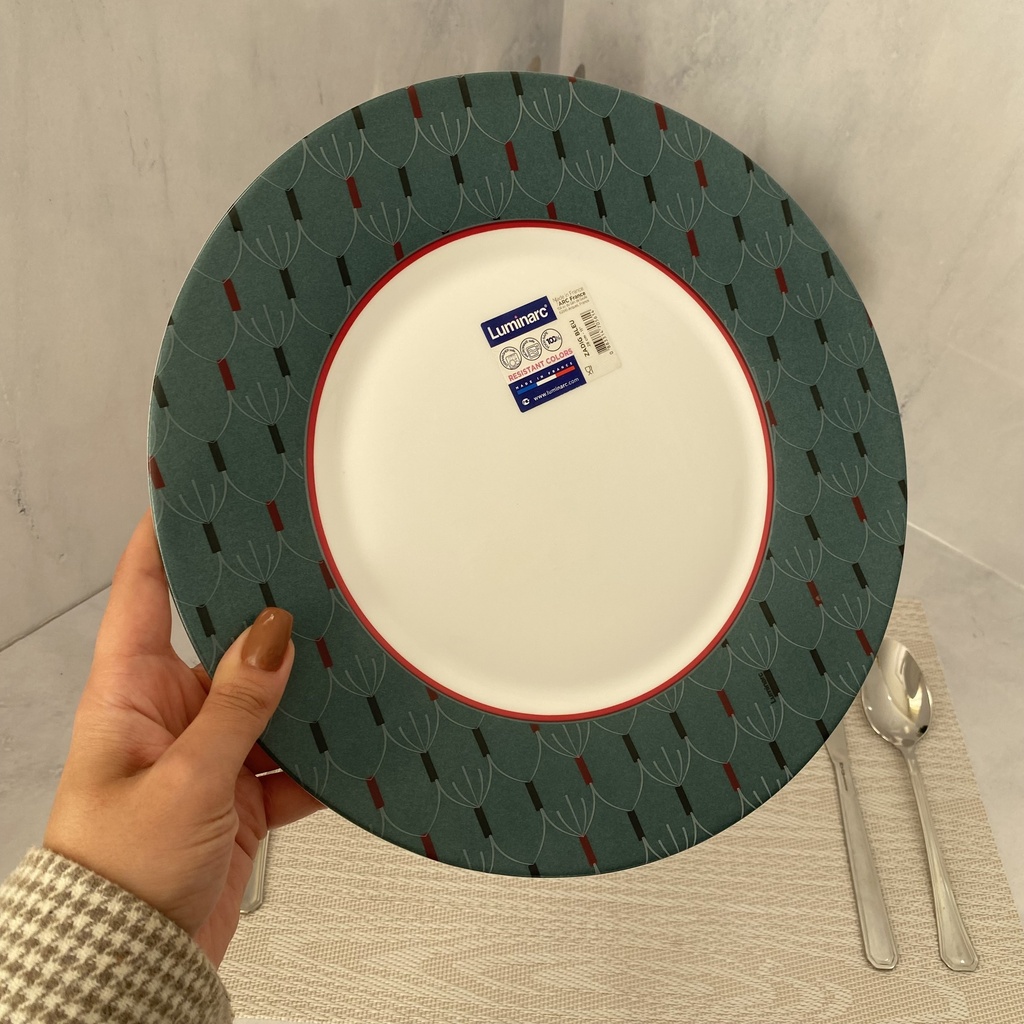 Zadig Bleu Assiette Plate 28 Cm