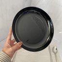 Vicky Noir Sauge Assiette 25Cm