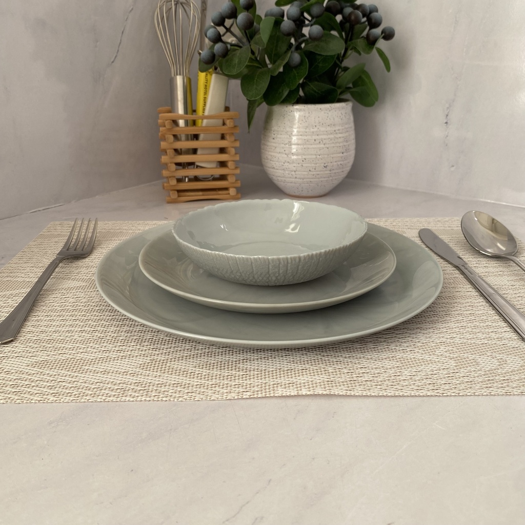 Diwali Granit Marbre Assiette Plate 25Cm