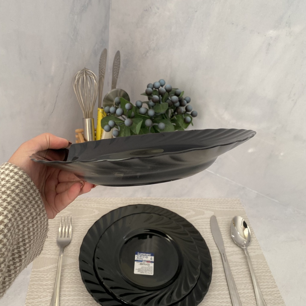 Trianon Noir Assiette Creuse 22Cm
