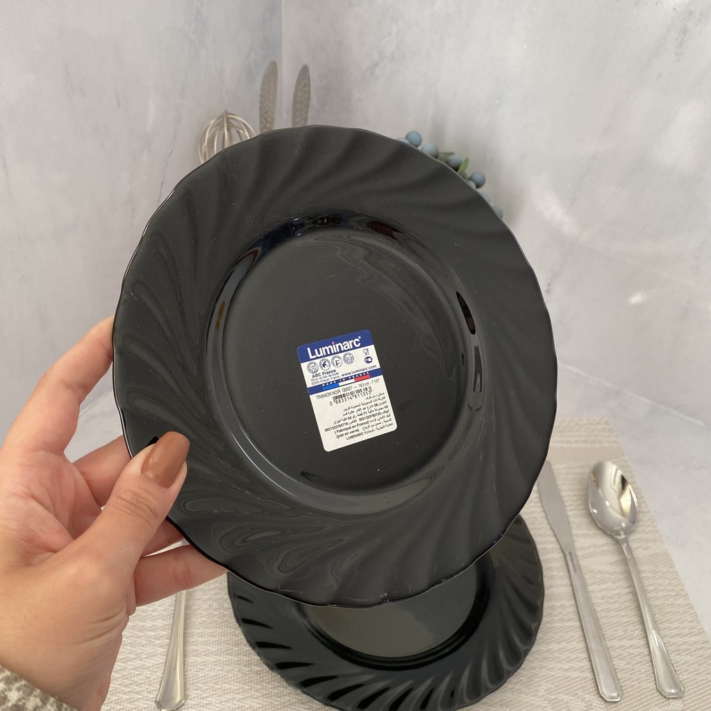 Trianon Noir Assiette A Dessert 19Cm