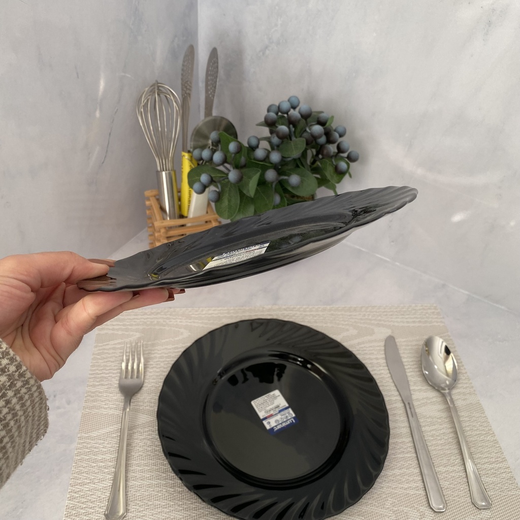 Trianon Noir Assiette A Dessert 19Cm