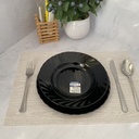 Trianon Noir Assiette Plate 24Cm