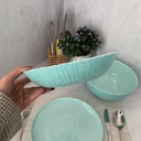 Assiette Creuse 21Cm Ammonite Light Turquoise