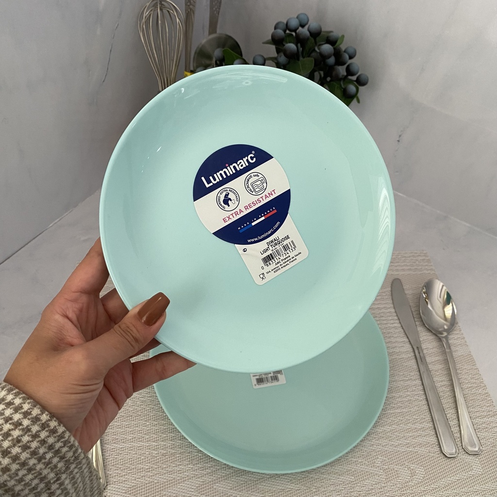 Diwali Light Turquoise Assiette Dessert 19Cm