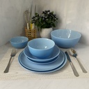 Diwali Light Blue Assiette Plate 25Cm