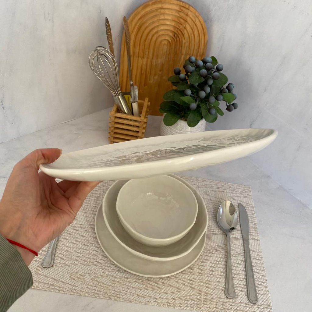 Service A Table 24 Pieces Blanc