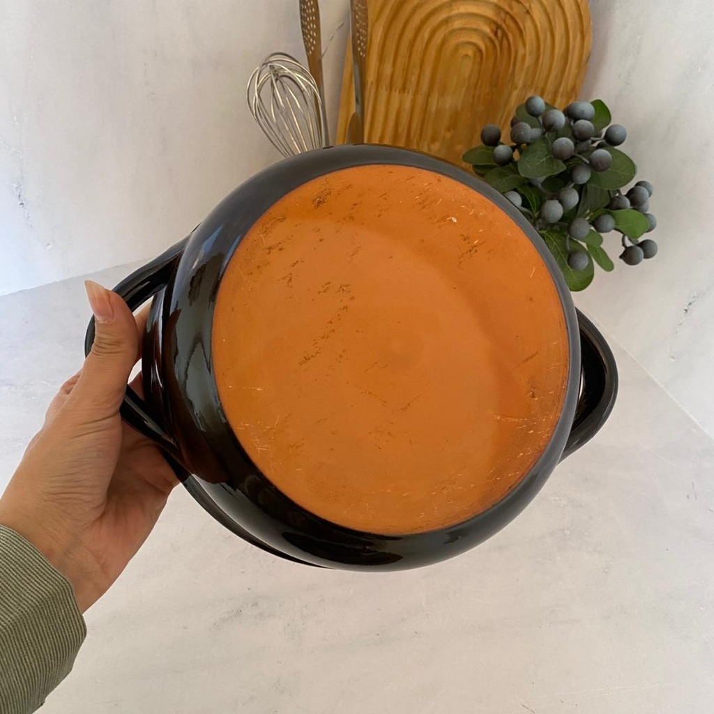 Tegame 20Cm Avec Couvercle Marron