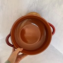 Faitout 22Cm Avec Couvercle Rouge Montalcino