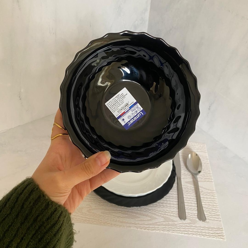 Service a Table Trianon 24 Pieces Noir & Blanc