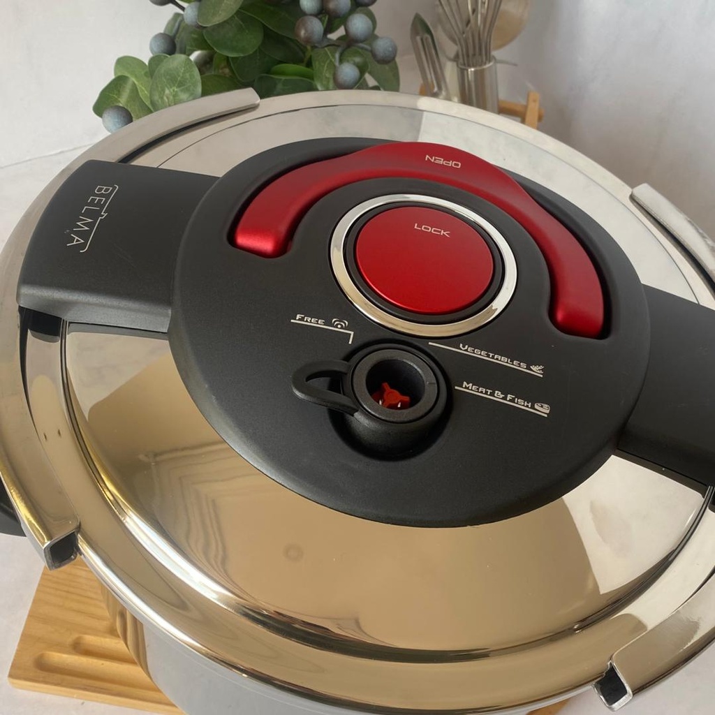 Belma Innocook 10 L Cocotte Noir/Rouge