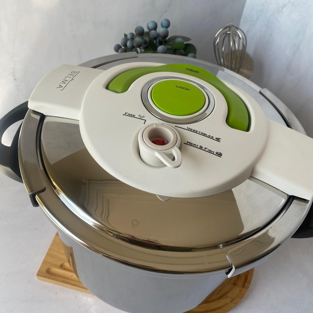 Belma Innocook 10 L Cocotte Blanc/Vert