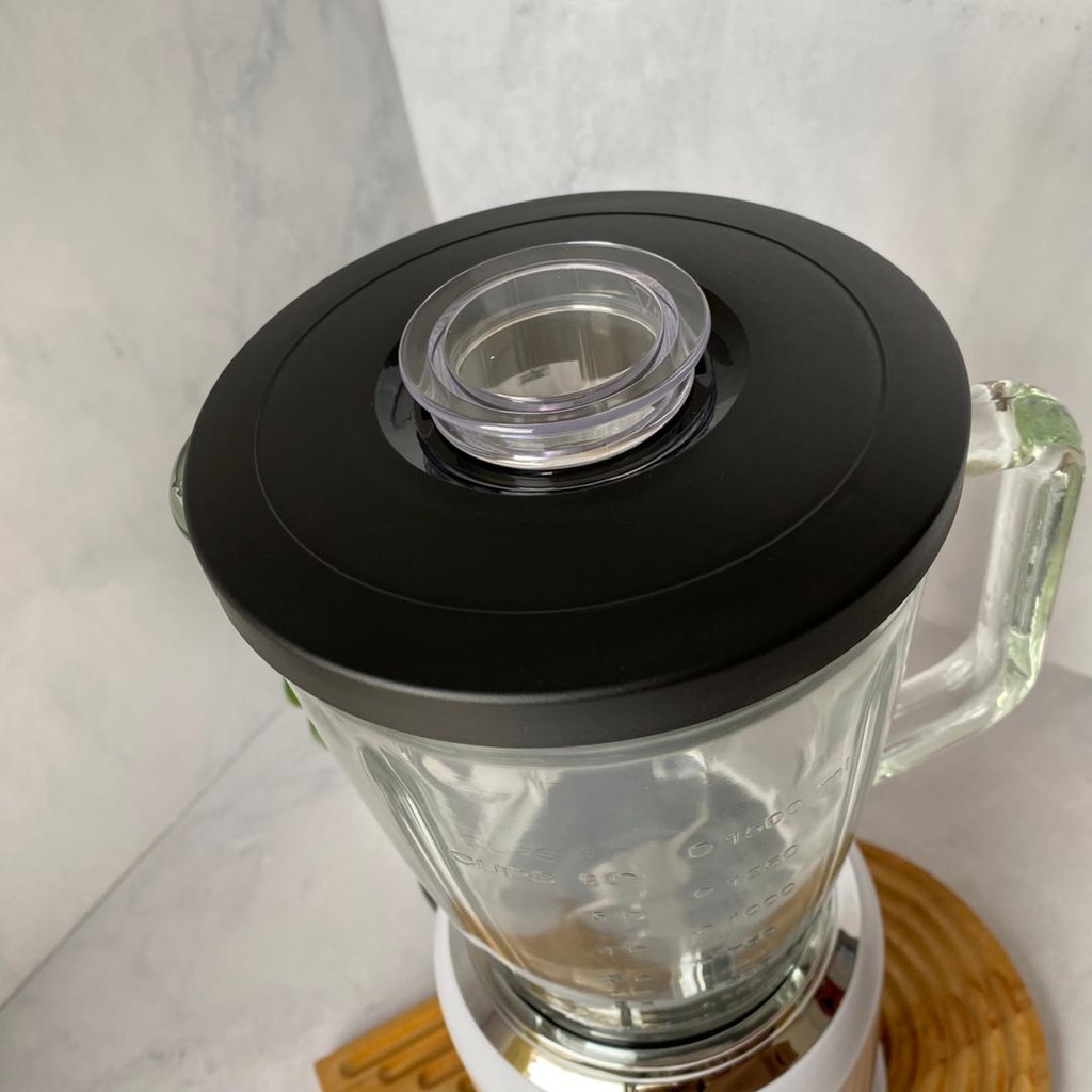 Moderna Blender Blanc Bocal En Verre 1000W