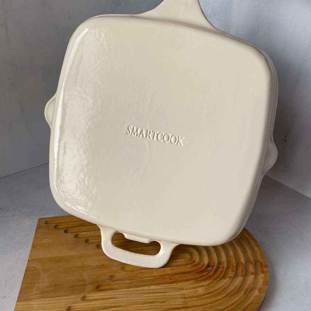 Poele A Grille En Fonte 28Cm Beige