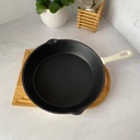 Poele En Fonte 25.5Cm Beige