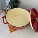 Pyrex Slowcook Rouge Cocotte Ronde 28Cm