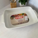 Pyrex Signature Plat Rectangulaire 35*25Cm Blanc