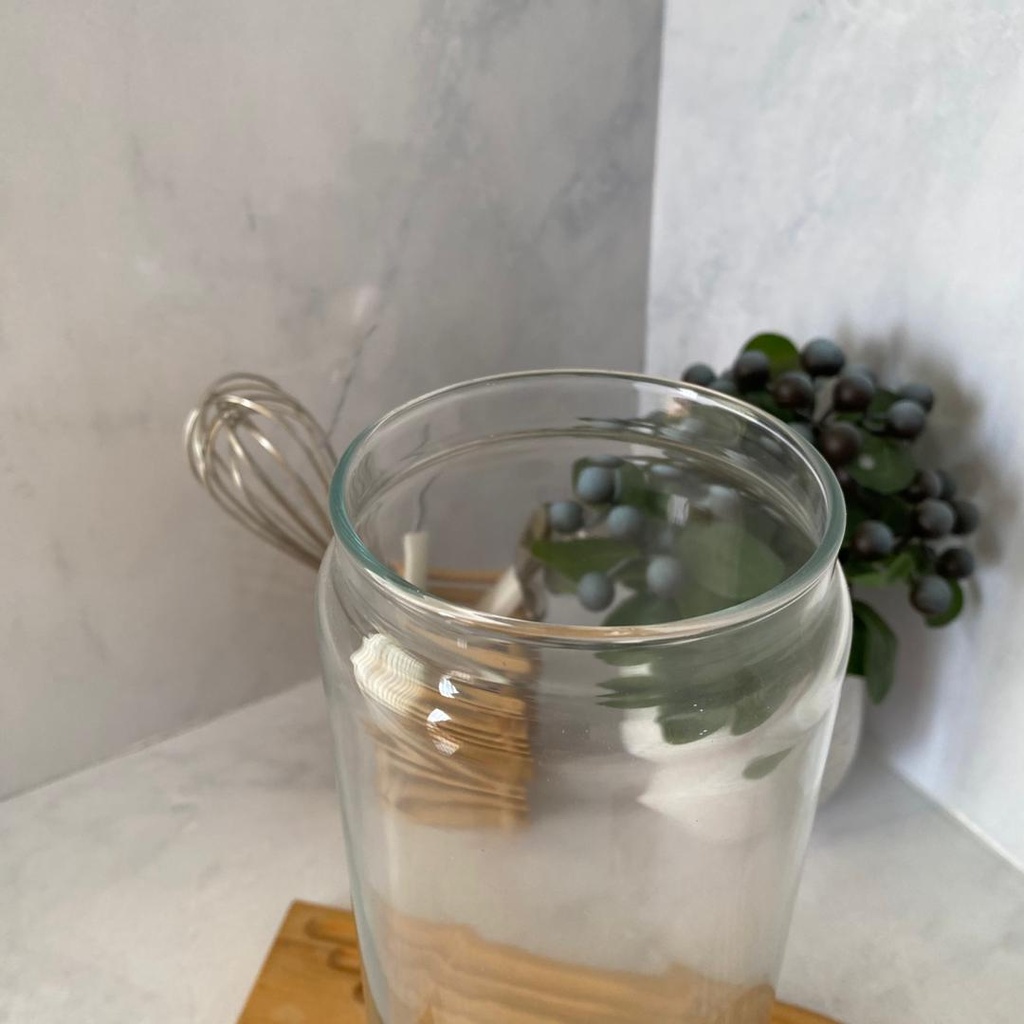 Pure Jar A Spaghetti Avec Couvercle En Bois 2l