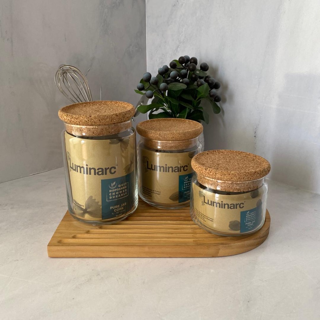 Pot 1L Pure Jar Avec Couvercle En Liege