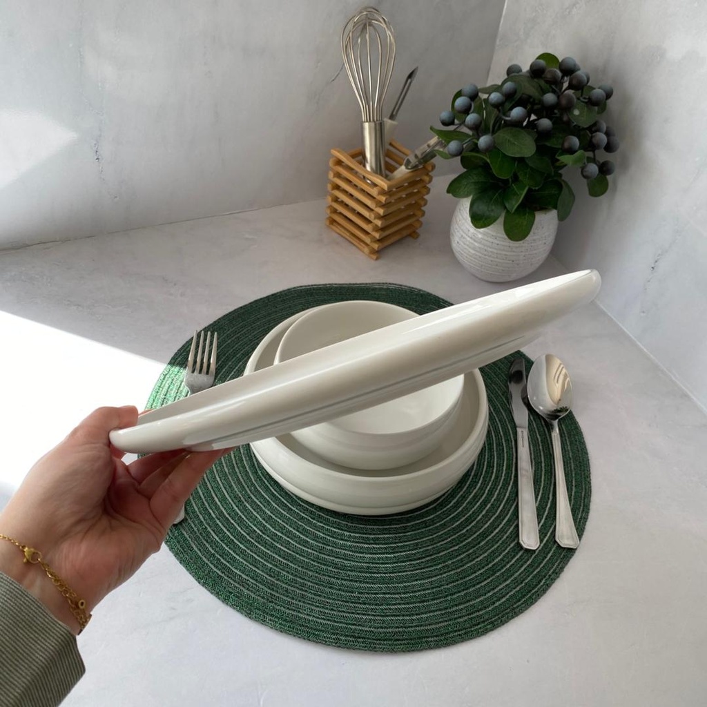 service a table 24 Pieces céramique blanc