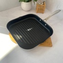 Volupto Poele A Grille Inox 26.5X26.5X4Cm