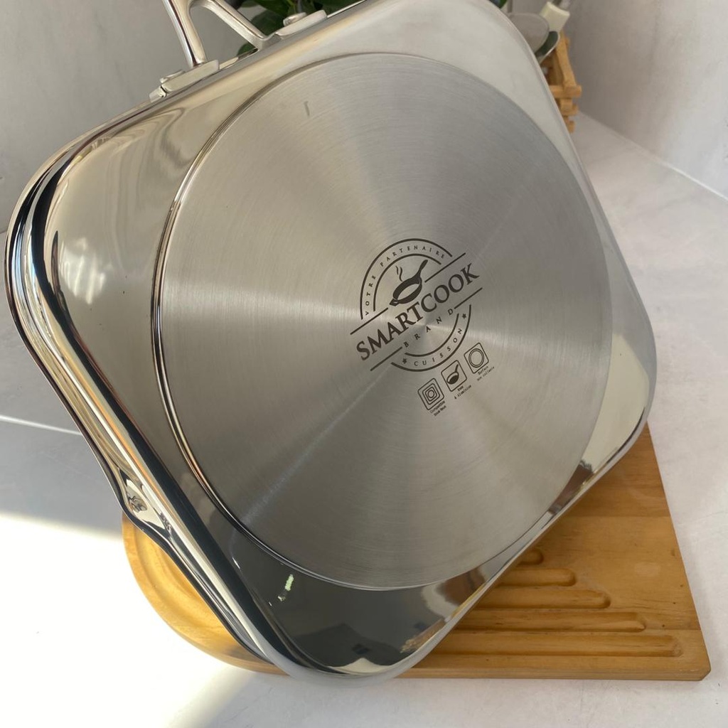 Volupto Poele A Grille Inox 26.5X26.5X4Cm