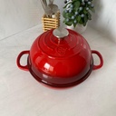TAJINE EN FONT COULEUR ROUGE