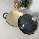 Tajine En Fonte Gris Fonce 26Cm