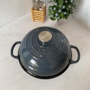 Tajine En Fonte Gris Fonce 26Cm