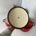 Batterie En Fonte 4 Pcs Rouge