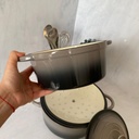 Batterie En Fonte 4 Pcs Gris