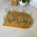 Verres A Eau Flora Vert
