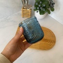 Sunflower Verre Forme Basse Bleu 7.5x9.5cm
