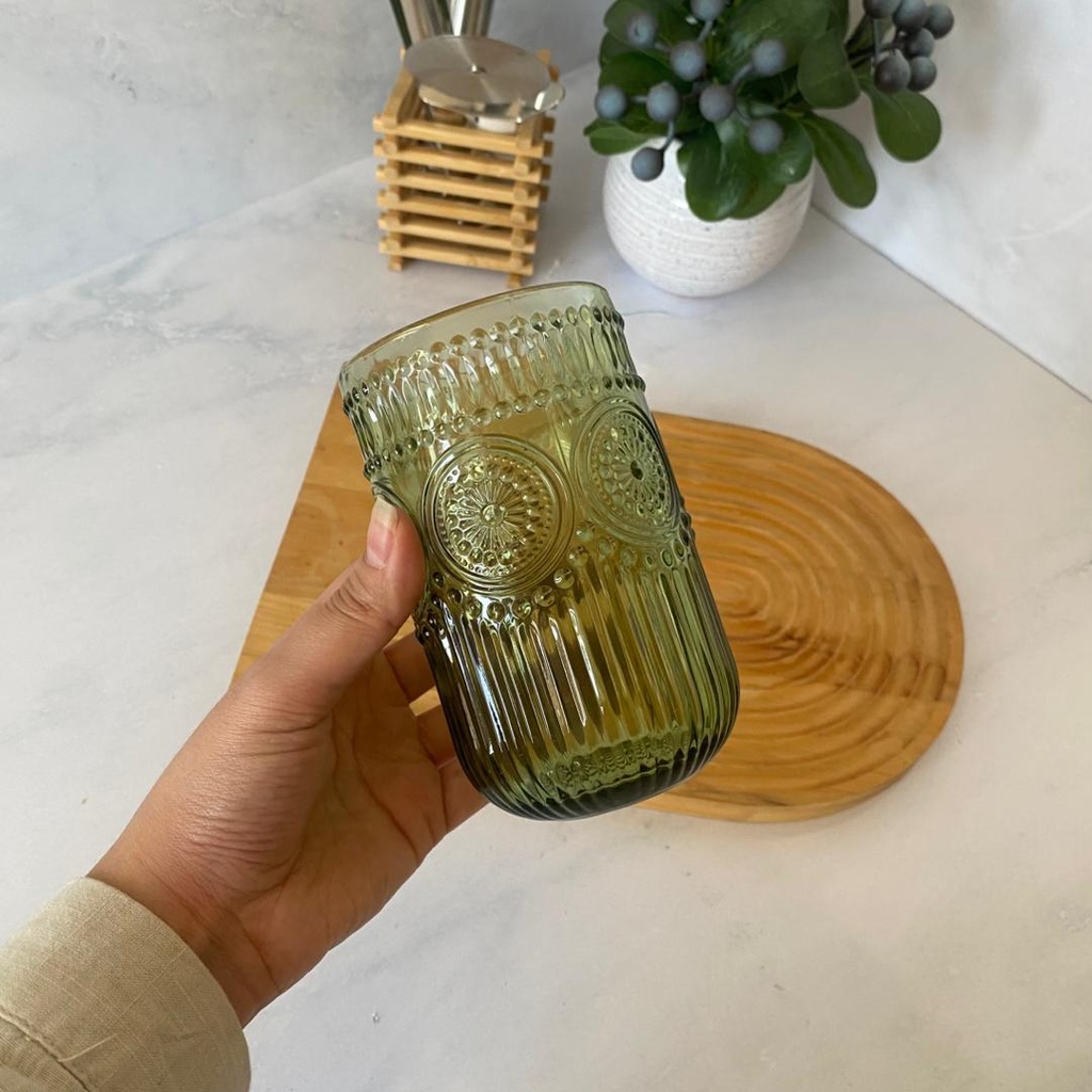 Sunflower Verre Haut Vert