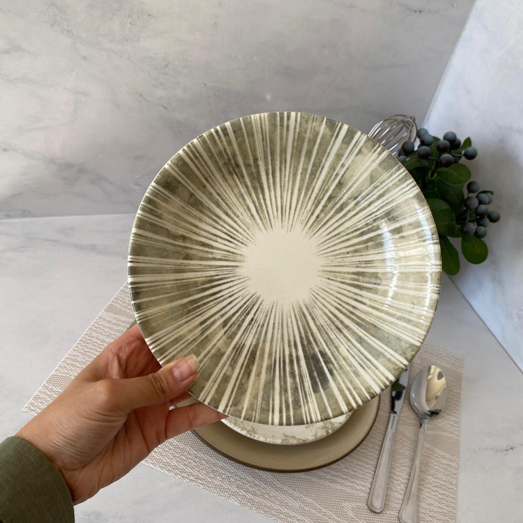 Assiette Creuse Beige 20Cm
