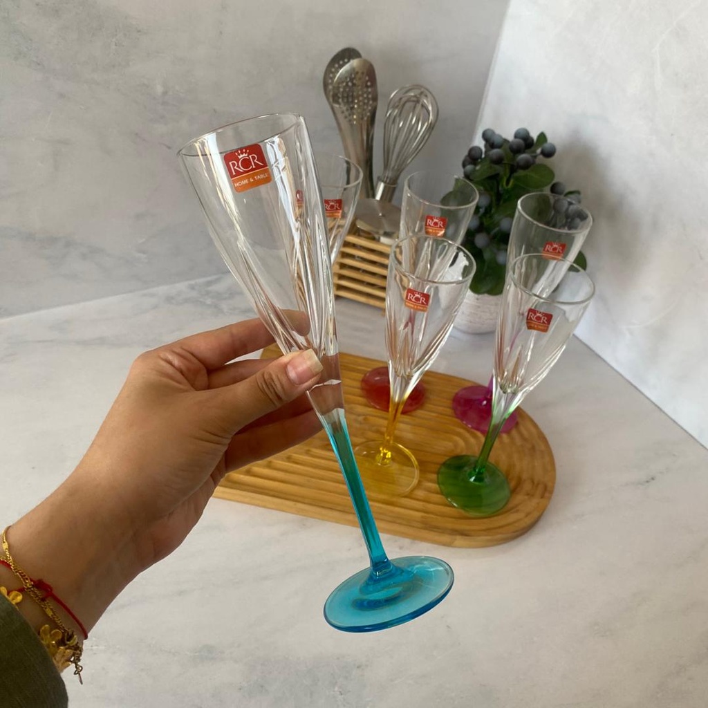 fusion 6 couleurs flutes 17cl 