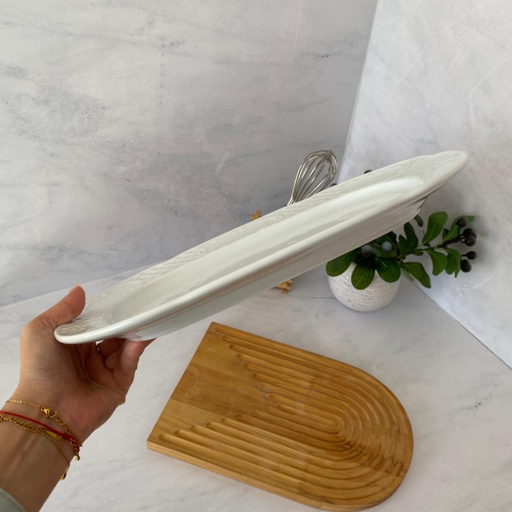 Flora Plat Rectangulaire 34 Cm