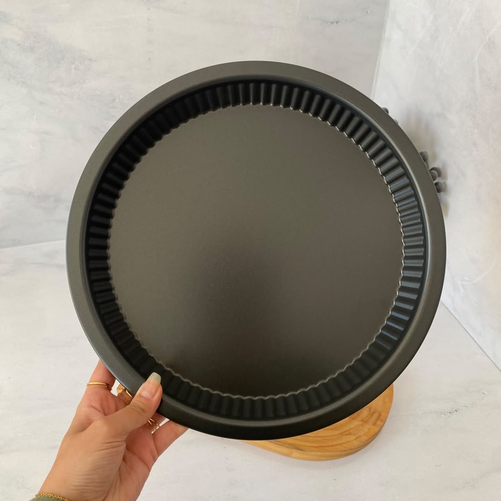 Moule à tarte Noir 27 x 27x 3 cm