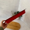 Plat A Four Rouge 30 x 23 cm