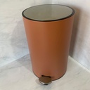 Poubelle A Pedale Jobs 20 L Orange Mat