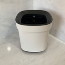 Poubelle ouverte 8L Creme Matte