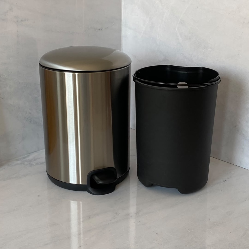 Poubelle A Pedale Inox 5 L