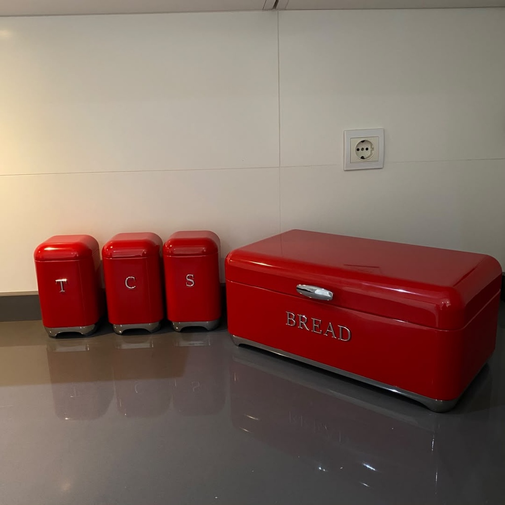 Set De 3 Boites Rouge