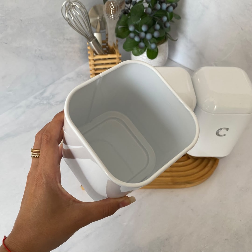 Set De 3 Boites Blanc