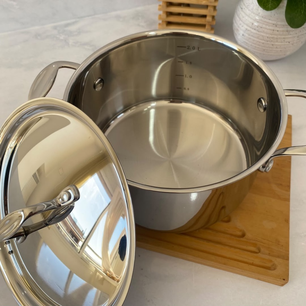 volupto Faitout Inox 18Cm